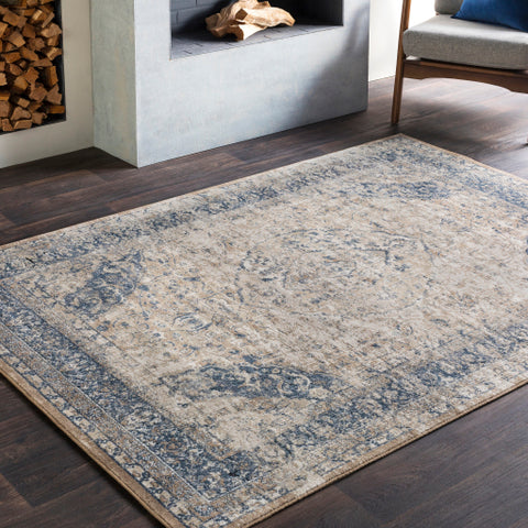 Image of Surya Durham Traditional Beige, Khaki, Medium Gray, Charcoal, Camel Rugs DUR-1003