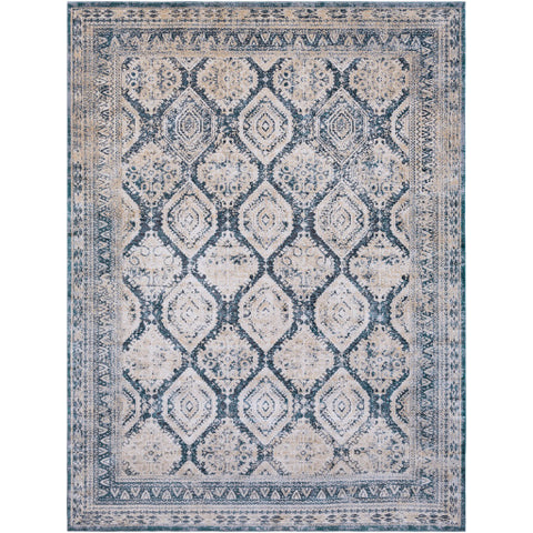 Image of Surya Durham Traditional Medium Gray, Charcoal, Ink, Khaki, Beige Rugs DUR-1005