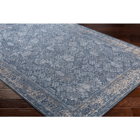 Image of Surya Durham Traditional Medium Gray, Charcoal, Ink, Khaki, Camel Rugs DUR-1006