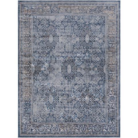 Image of Surya Durham Traditional Medium Gray, Charcoal, Ink, Khaki, Camel Rugs DUR-1006