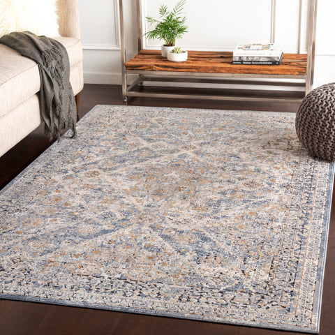 Image of Surya Durham Traditional Medium Gray, Taupe, Camel, Charcoal, Black Rugs DUR-1016
