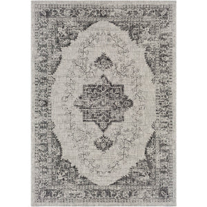 Surya Eagean Traditional Taupe, Black, Light Gray, White Rugs EAG-2304