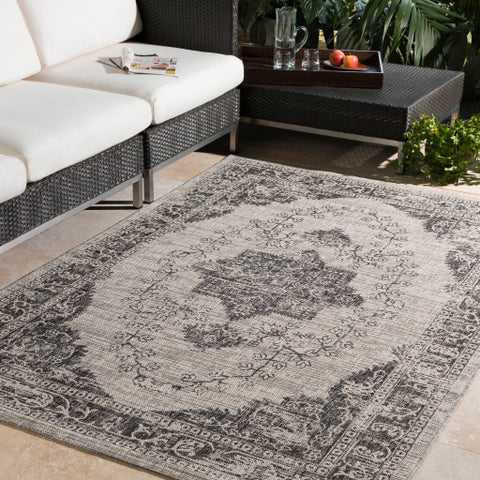 Image of Surya Eagean Traditional Taupe, Black, Light Gray, White Rugs EAG-2304