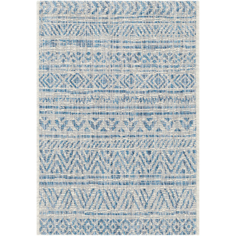 Image of Surya Eagean Traditional Denim, Dark Blue, Ink, Light Gray Rugs EAG-2306