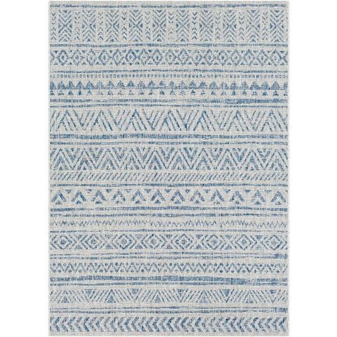 Image of Surya Eagean Traditional Denim, Dark Blue, Ink, Light Gray Rugs EAG-2306