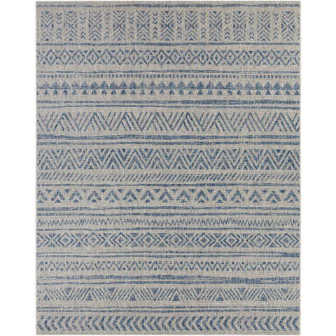 Image of Surya Eagean Traditional Denim, Dark Blue, Ink, Light Gray Rugs EAG-2306