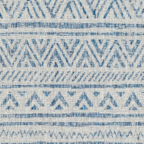 Image of Surya Eagean Traditional Denim, Dark Blue, Ink, Light Gray Rugs EAG-2306