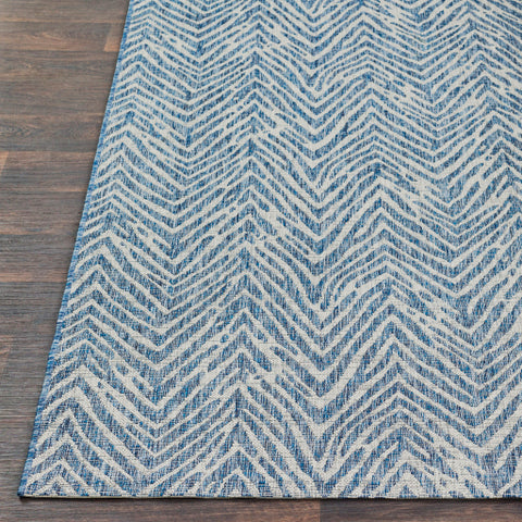 Image of Surya Eagean Modern Denim, Dark Blue, Ink, Light Gray Rugs EAG-2319