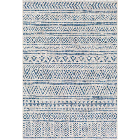 Image of Surya Eagean Global Denim, Navy, White Rugs EAG-2335