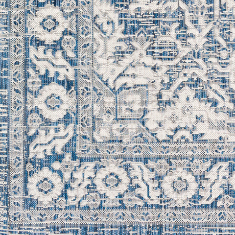 Image of Surya Eagean Traditional Navy, Denim, White Rugs EAG-2336