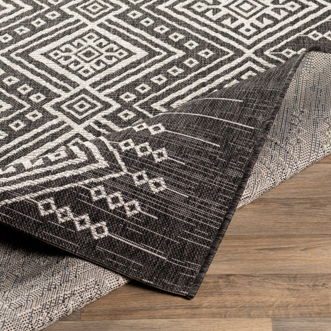 Image of Surya Eagean Global Black, White Rugs EAG-2338