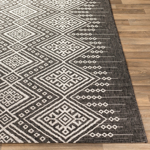 Image of Surya Eagean Global Black, White Rugs EAG-2338