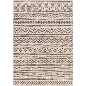 Surya Eagean Global Black, White, Medium Gray Rugs EAG-2347