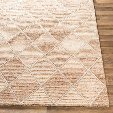 Image of Surya Eaton Modern Camel, Cream, Pale Blue Rugs EAT-2300