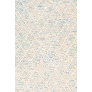 Surya Eaton Modern Ice Blue, Denim, Ivory, Cream Rugs EAT-2304