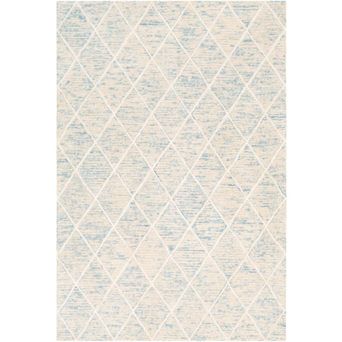 Image of Surya Eaton Modern Ice Blue, Denim, Ivory, Cream Rugs EAT-2304