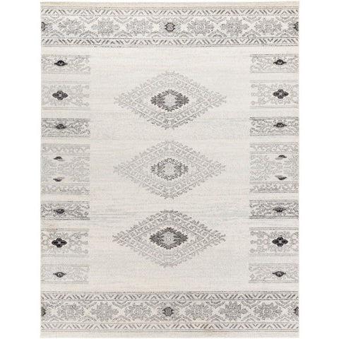 Image of Surya Elaziz Rustic Medium Gray, Light Gray, White, Black Rugs ELZ-2305