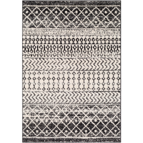 Image of Surya Elaziz Global Black, Light Gray, Medium Gray, White Rugs ELZ-2307