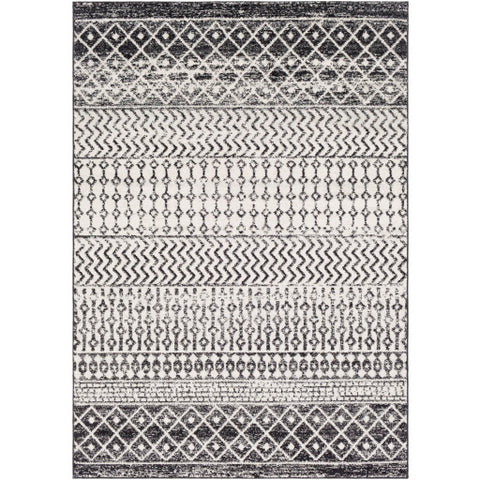 Image of Surya Elaziz Global Black, Light Gray, Medium Gray, White Rugs ELZ-2307