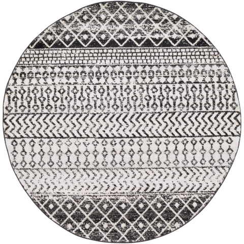 Image of Surya Elaziz Global Black, Light Gray, Medium Gray, White Rugs ELZ-2307