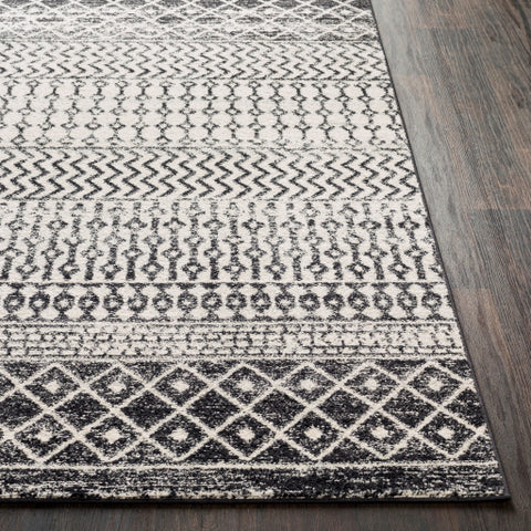 Image of Surya Elaziz Global Black, Light Gray, Medium Gray, White Rugs ELZ-2307