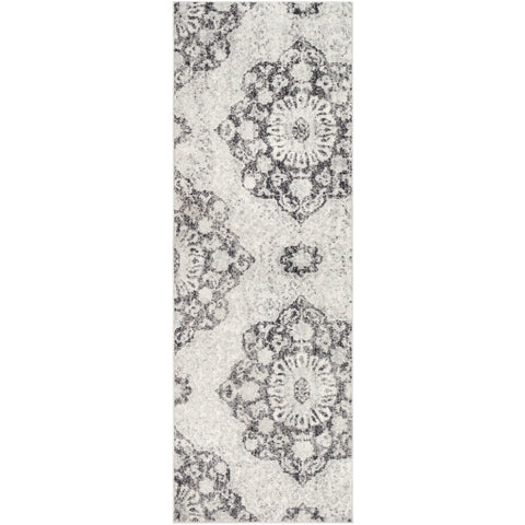 Image of Surya Elaziz Global Medium Gray, Light Gray, Black, White Rugs ELZ-2316