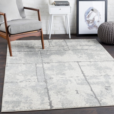 Image of Surya Elaziz Modern Light Gray, Medium Gray, White Rugs ELZ-2327