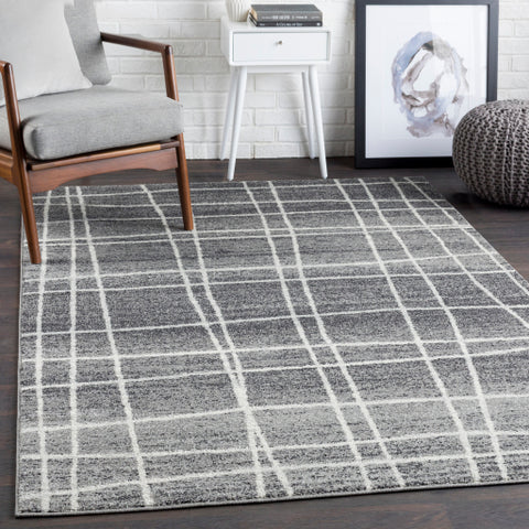 Image of Surya Elaziz Modern Medium Gray, Light Gray, Black, White Rugs ELZ-2328