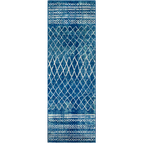 Image of Surya Elaziz Global Dark Blue, Aqua, White Rugs ELZ-2339