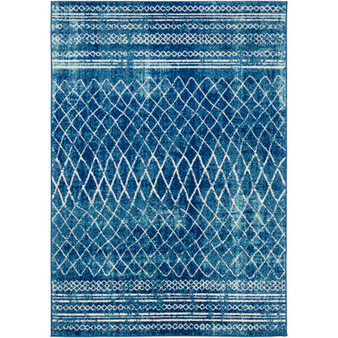 Image of Surya Elaziz Global Dark Blue, Aqua, White Rugs ELZ-2339