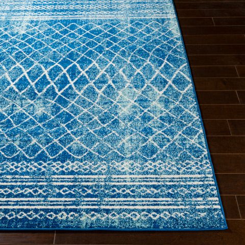 Image of Surya Elaziz Global Dark Blue, Aqua, White Rugs ELZ-2339