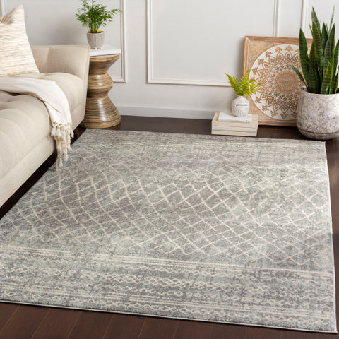 Image of Surya Elaziz Global Medium Gray, Light Gray, White Rugs ELZ-2340