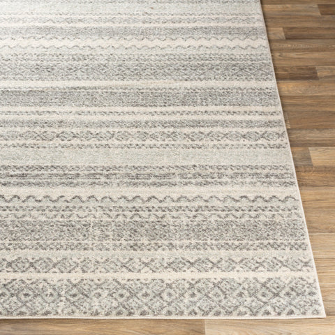 Image of Surya Elaziz Global Medium Gray, Light Gray, White Rugs ELZ-2356