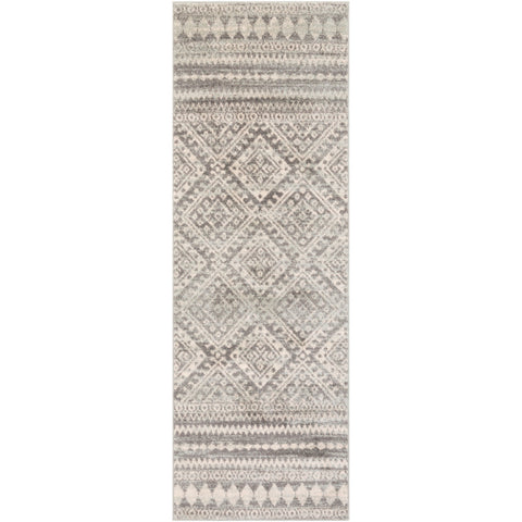 Image of Surya Elaziz Global Medium Gray, Light Gray, White Rugs ELZ-2357