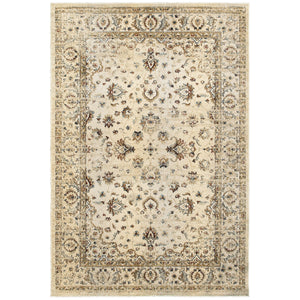 Oriental Weavers Empire 114W4 2' 3" X 7' 6" Traditional Ivory Gold Distressed Runner Rug-Wanderlust Rugs