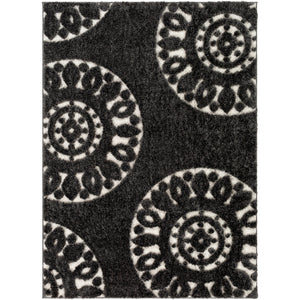 Surya Elenor Modern Medium Gray, Cream Rugs ENR-2303