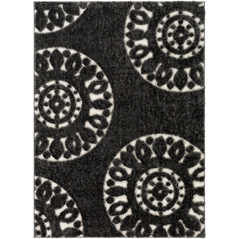 Image of Surya Elenor Modern Medium Gray, Cream Rugs ENR-2303