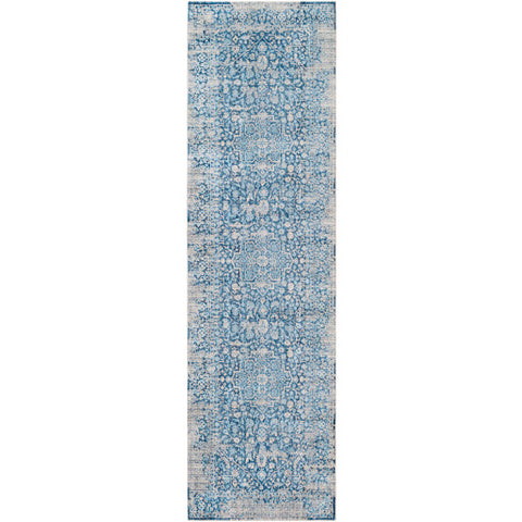 Image of Surya Ephesians Traditional Sky Blue, Saffron, Aqua, Cream, Beige, Medium Gray Rugs EPC-2300