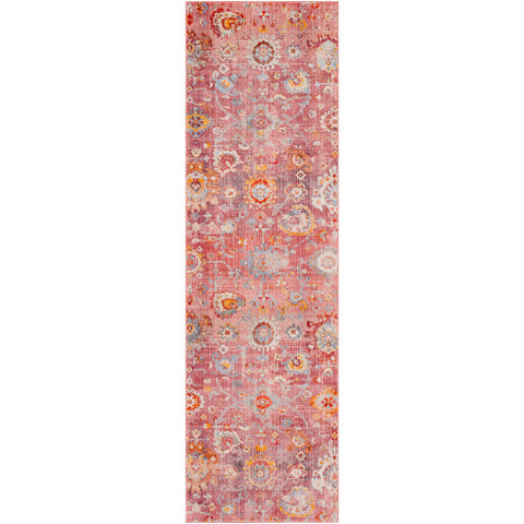 Image of Surya Ephesians Traditional Pale Pink, Rose, Saffron, Burnt Orange, Medium Gray, Silver Gray, Aqua, Cream, Beige, Black Rugs EPC-2301