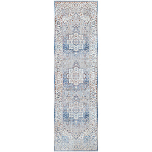 Surya Ephesians Traditional Sky Blue, Beige, Medium Gray, Silver Gray, Wheat, Tan, Camel, Aqua Rugs EPC-2317