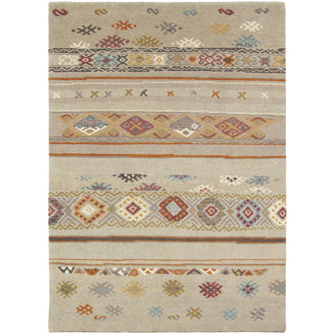 Image of Surya Eastwood Rustic Khaki, Camel, Teal, Bright Orange, Tan, Dark Brown Rugs ESW-6000