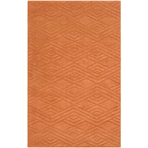 Surya Etching Modern Burnt Orange Rugs ETC-5002