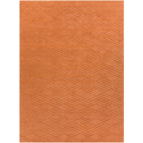 Image of Surya Etching Modern Burnt Orange Rugs ETC-5002