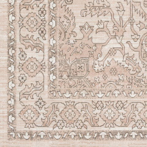 Image of Surya Rafetus Traditional Charcoal, Camel, White Rugs ETS-2337