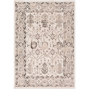 Surya Rafetus Traditional Camel, Black, Light Gray, Charcoal, White Rugs ETS-2347