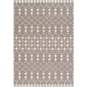 Surya Rafetus Global Light Gray, Charcoal, White Rugs ETS-2355