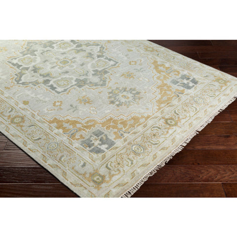 Image of Surya Elixir Traditional Khaki, Mustard, Sage, Butter, Olive Rugs EXI-1002