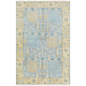 Surya Elixir Traditional Saffron, Light Gray, Olive, Teal, Butter Rugs EXI-1004