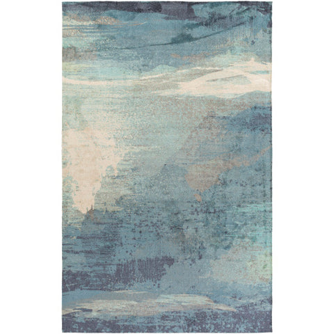 Image of Surya Felicity Modern Sky Blue, Aqua, Navy, Medium Gray, Khaki Rugs FCT-8000