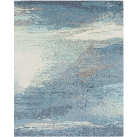 Image of Surya Felicity Modern Sky Blue, Aqua, Navy, Medium Gray, Khaki Rugs FCT-8000